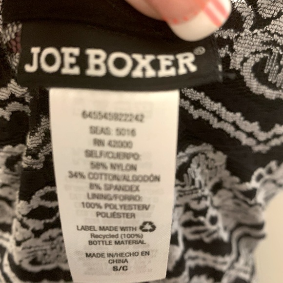SOLD ON MERCARI • Joe Boxer Black gray Lace Dress - Picture 4 of 7